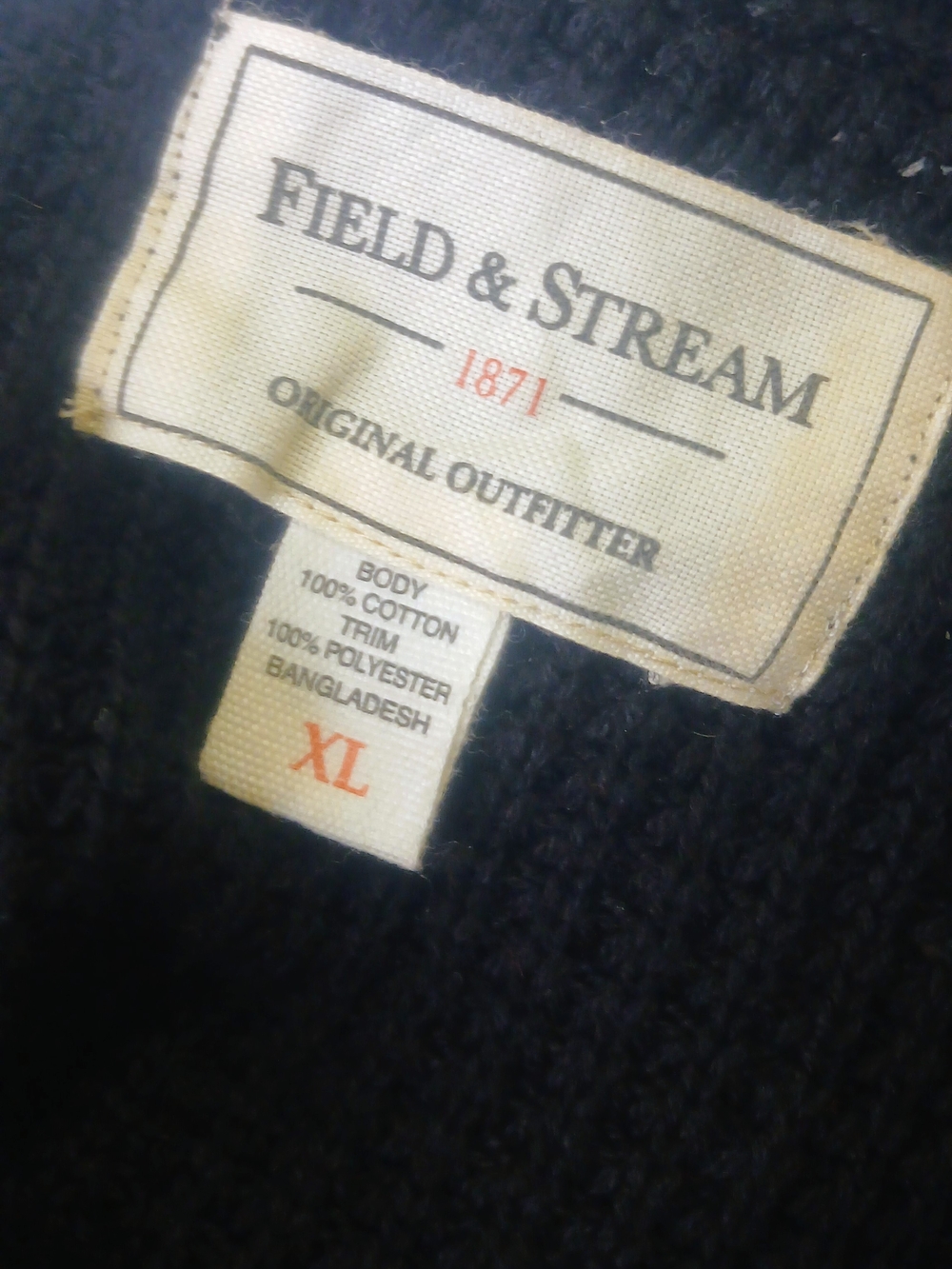 Men's Black Half-Zip Sweater - Picture 5 of 8